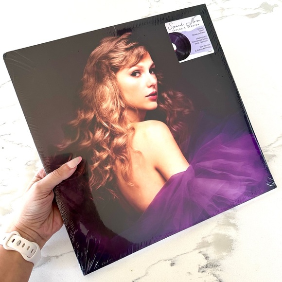 NEW SEALED Taylor Swift Speak Now 3LP Violet Marbled Vinyl - Picture 4 of 4